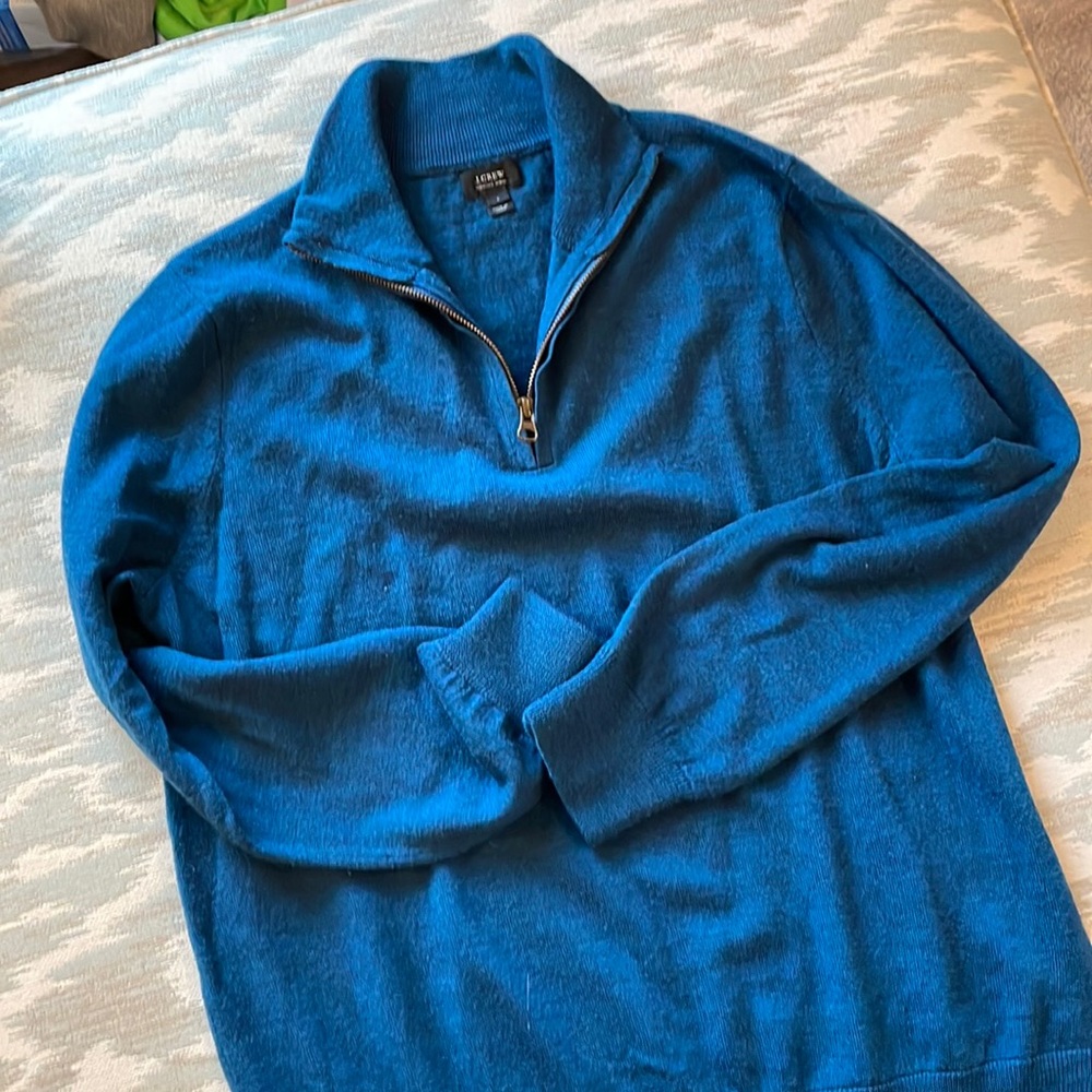Merino 1/4 zip Jcrew sweater men’s small